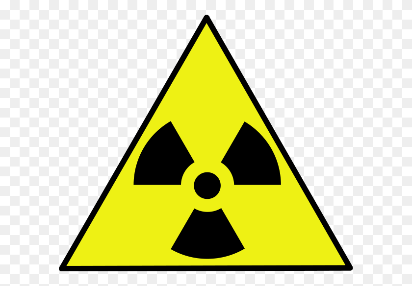 600x524 Nuclear Warning Sign Clip Arts Nuclear Warning Sign, Triangle, Symbol, Sign HD PNG Download
