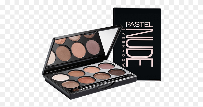 495x382 Nude Eyeshadow Set Pastel Nude Eyeshadow, Cosmetics, Face Makeup, Paint Container HD PNG Download