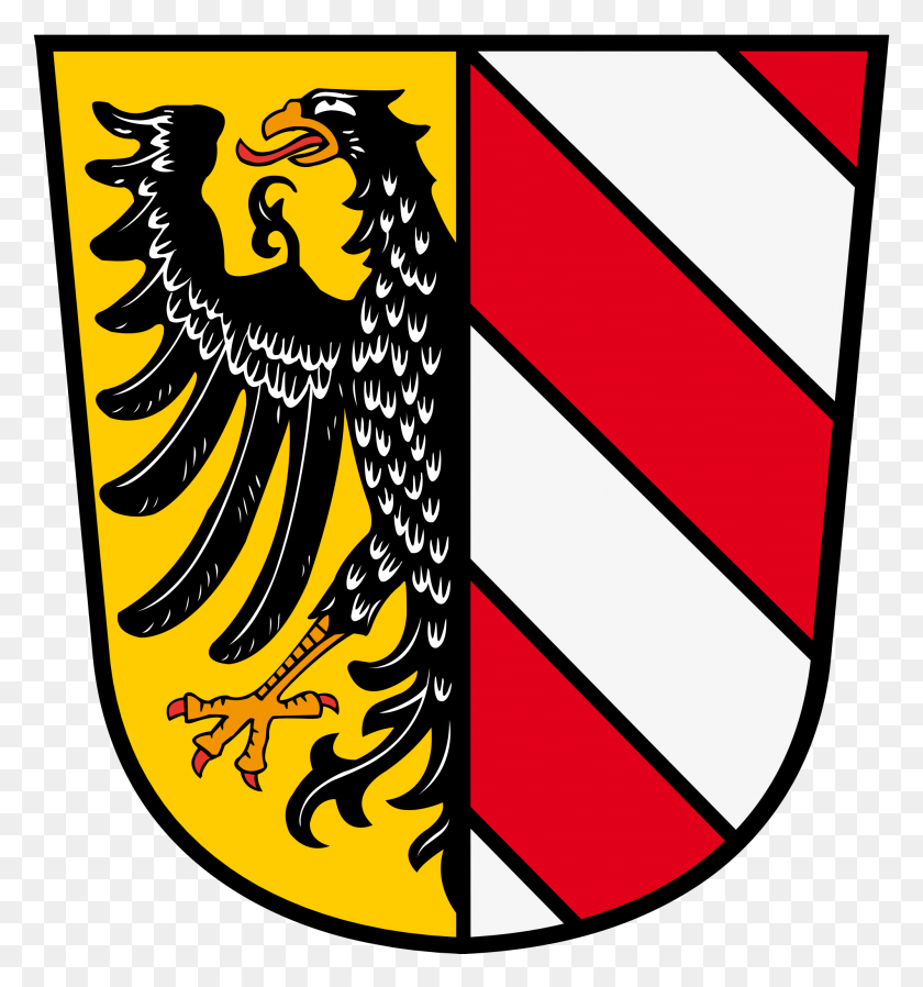 2000x2150 Nuermberg Coat Of Arms German Symbols Cities In Germany Nuremberg Flag, Label, Text, Armor HD PNG Download