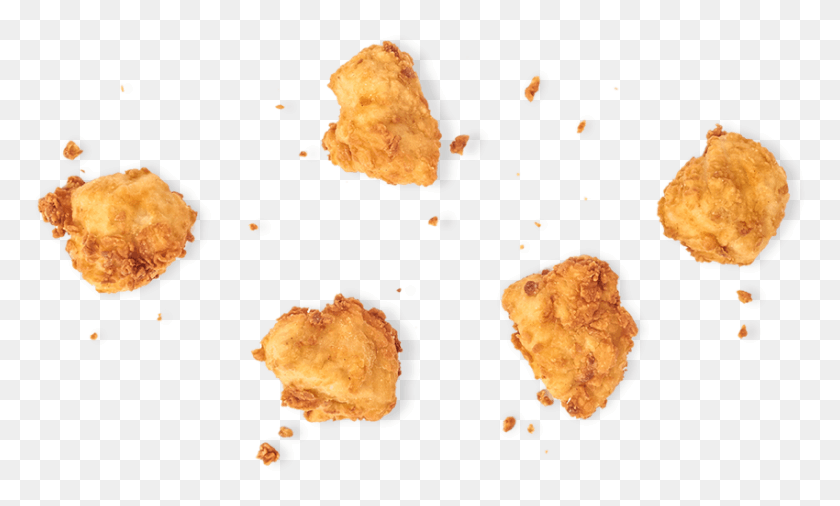 850x487 Nuggets Only Fritter, Fried Chicken, Food, Paper HD PNG Download