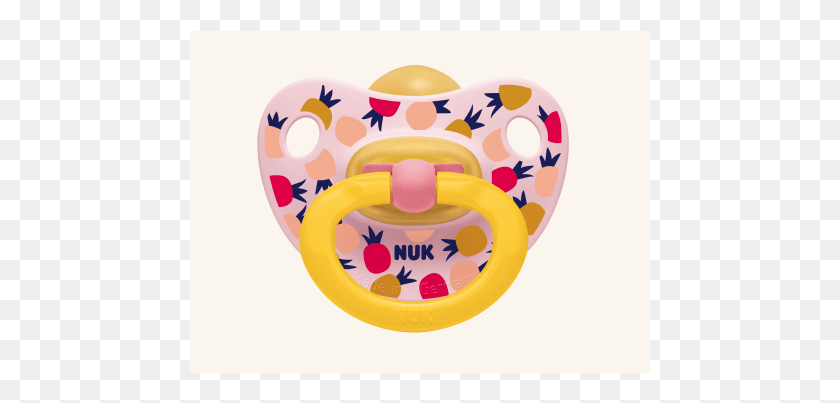 461x343 Nuk Classic Happy Kids Latex Pacifier 18 36m 10737816 Soother Nuk, Rattle HD PNG Download