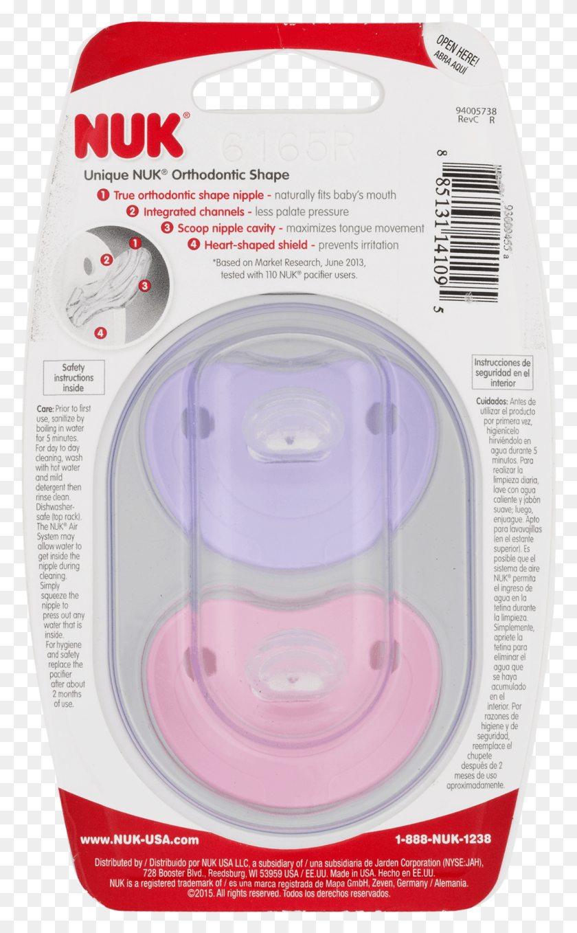 1082x1801 Nuk Design Shield Silicone Orthodontic Pacifier Set, Bird, Animal, Plot HD PNG Download