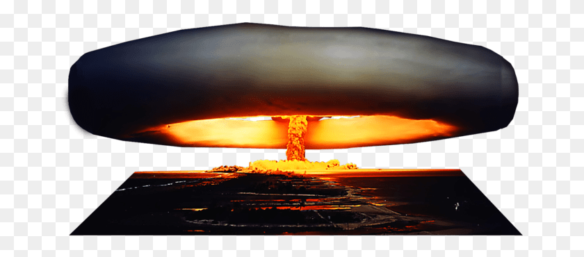 667x310 Descargar Png / Explosión Nuclear Hd Png