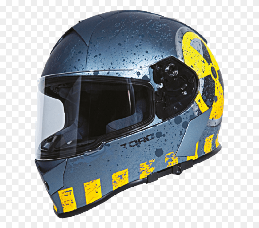 619x680 Nuke Motorcycle Helmet, Clothing, Apparel, Crash Helmet HD PNG Download