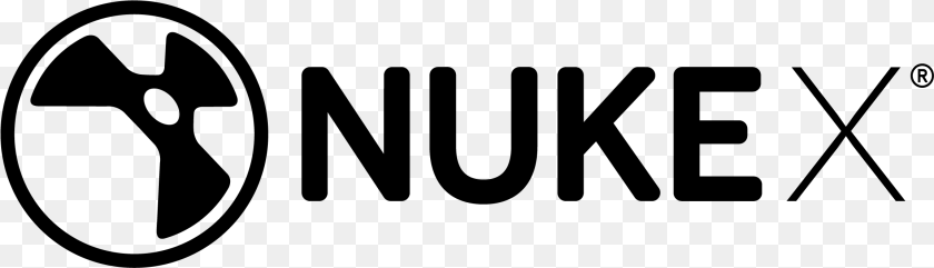 2305x662 Nuke X Logo For Instagram Name, Gray Clipart PNG