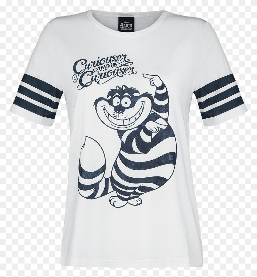 1094x1185 Null Cheshire Cat Grinsekatze Tshirt, Clothing, Apparel, T-shirt HD PNG Download