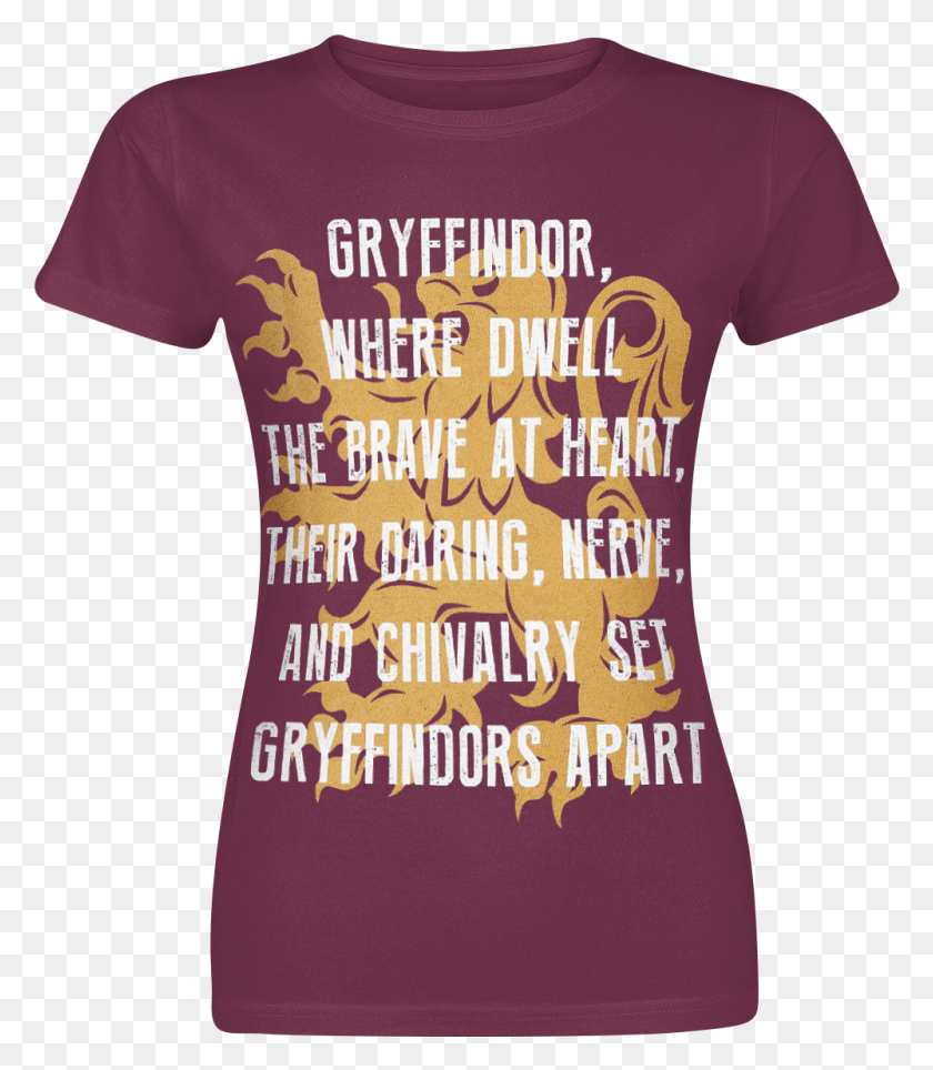 999x1158 Null Gryffindor Dark Red T Shirt 365605 Pbzgbhx Active Shirt, Clothing, Apparel, T-shirt HD PNG Download