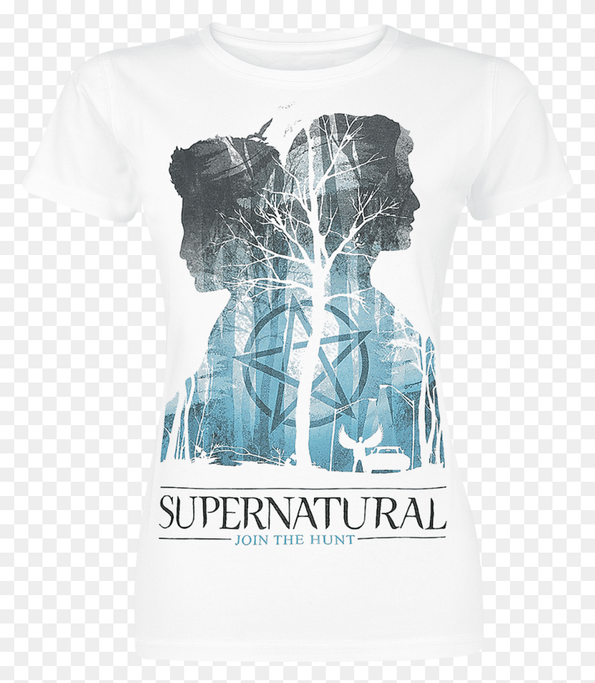 999x1158 Null Sam Amp Dean Silhouettes White T Shirt 368916 Radfvmr Active Shirt, Clothing, Apparel, T-shirt HD PNG Download