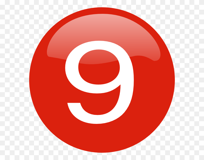 600x600 Number 9, Text, Logo, Symbol HD PNG Download