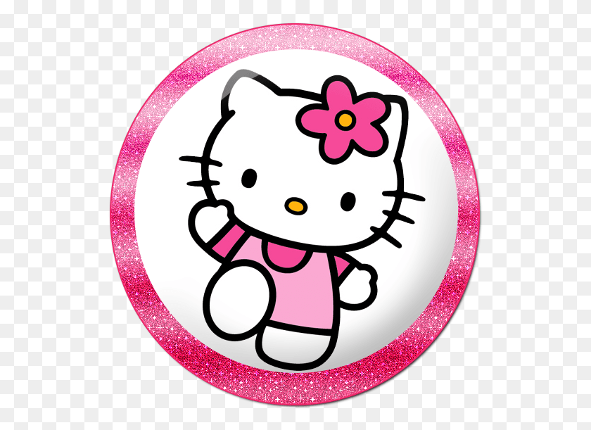 533x551 Number Clipart Hello Kitty Cute Hello Kitty, Label, Text, Sticker HD PNG Download