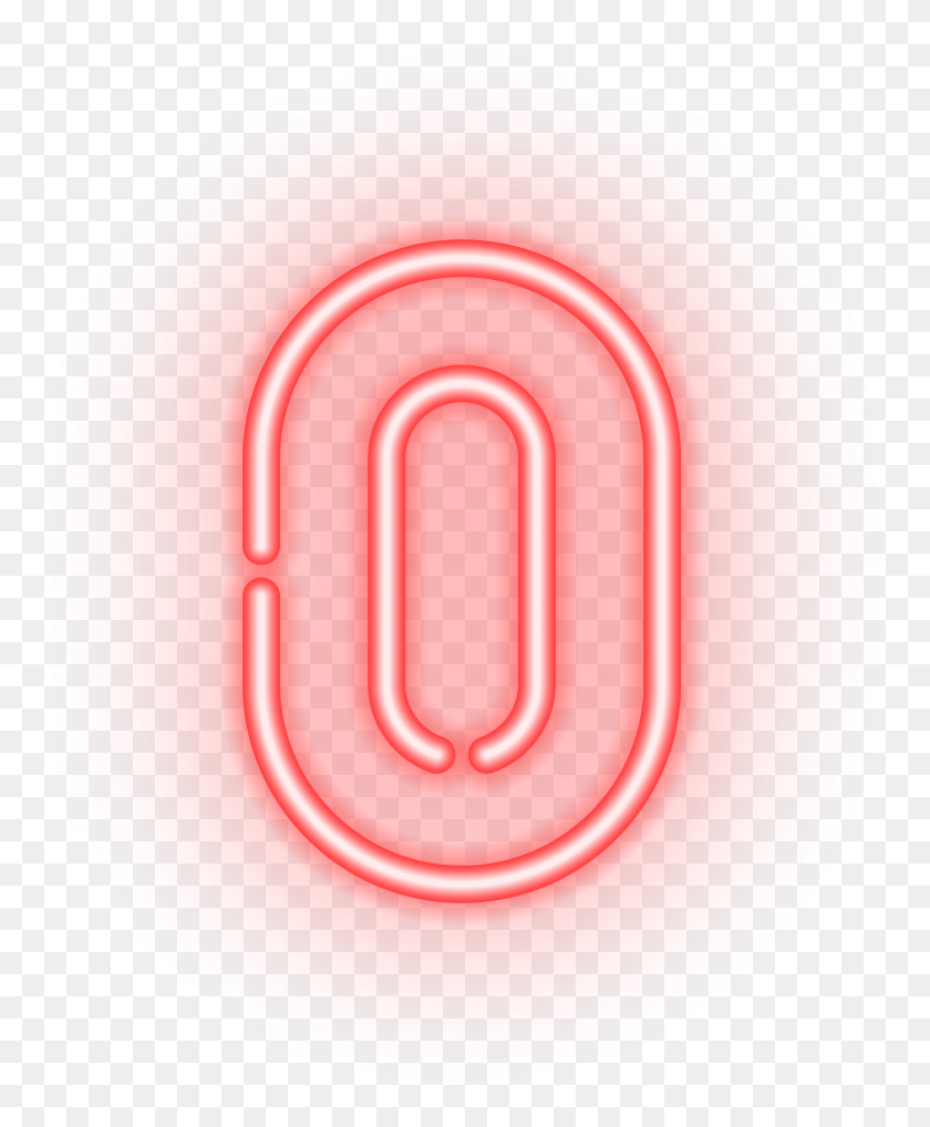 6377x7837 Number Zero Neon Transparent Image HD PNG Download