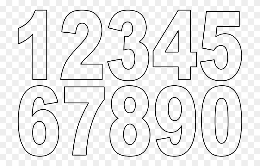 727x479 Numbers 1 10 Bubble Numbers, Number, Symbol, Text HD PNG Download