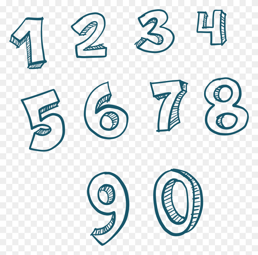 3189x3157 Numbers Transparent Background Numbers Vector, Number, Symbol, Text HD PNG Download
