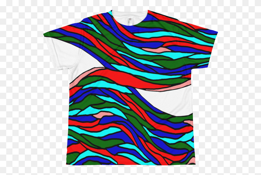 566x506 Numin Looks Color Splash All Over Youth Sublimation Pattern, Clothing, Apparel HD PNG Download