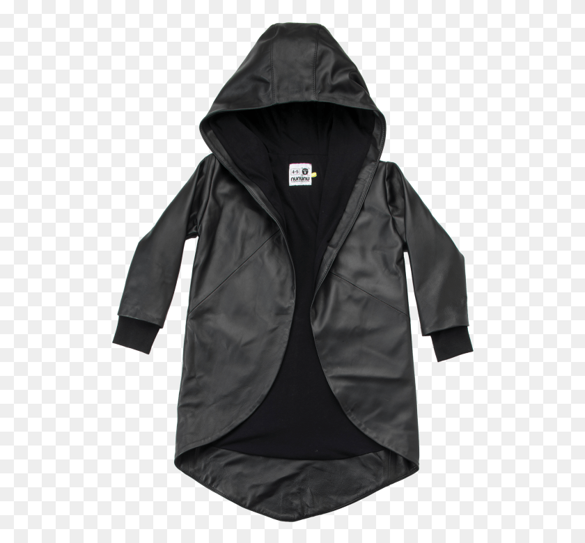 520x720 Nununu Leather Cape Hood, Clothing, Apparel, Jacket HD PNG Download