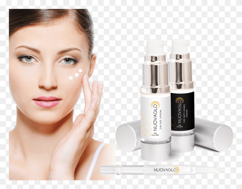 865x660 Nuovaglo 24k Anti Aging Facial Cream And Bee Venom La Beaut Beauty Salon, Skin, Person, Human HD PNG Download