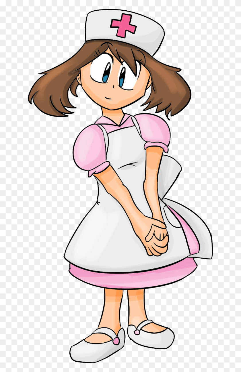 647x1233 Nurse Clipart Person Free Clipart On Dumielauxepices Pokemon May Nurse Joy, Human, Female, Manga HD PNG Download
