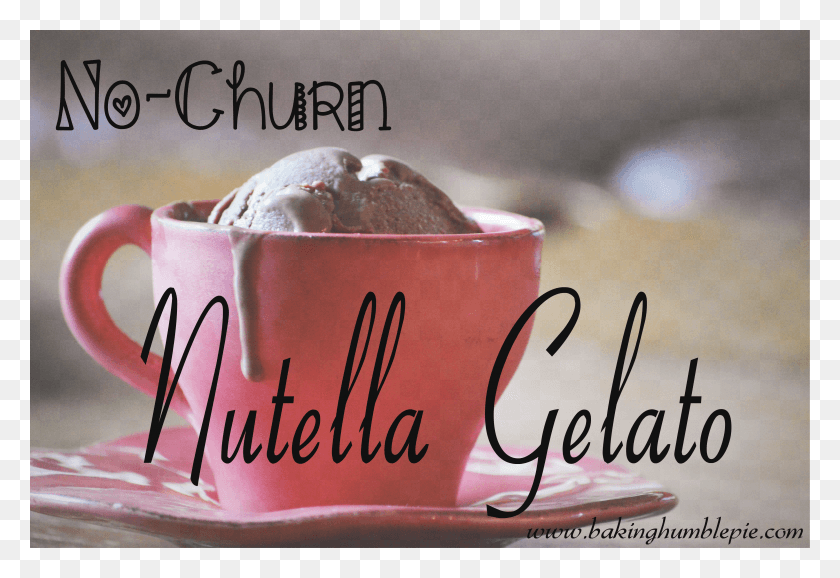 4000x2659 Nutella Gelato Text HD PNG Download
