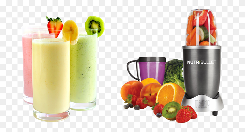 696x394 Nutribullet Nutrition Juicer Fruit Smoothie, Plant, Food, Juice HD PNG Download