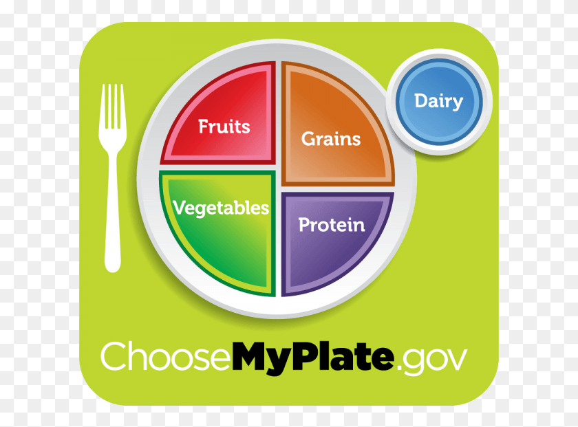 613x561 Nutrition Choose My Plate, Label, Text, Fork HD PNG Download