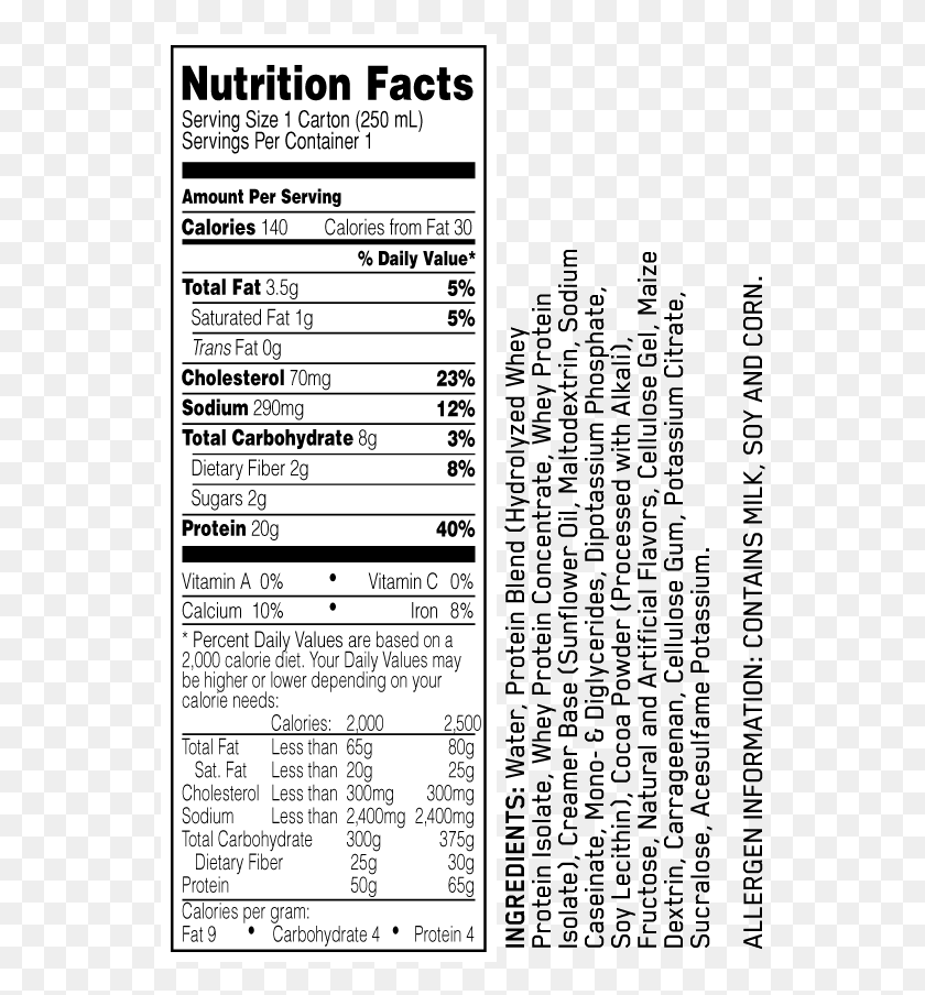 550x844 Nutrition Facts, Text, Label, Menu HD PNG Download