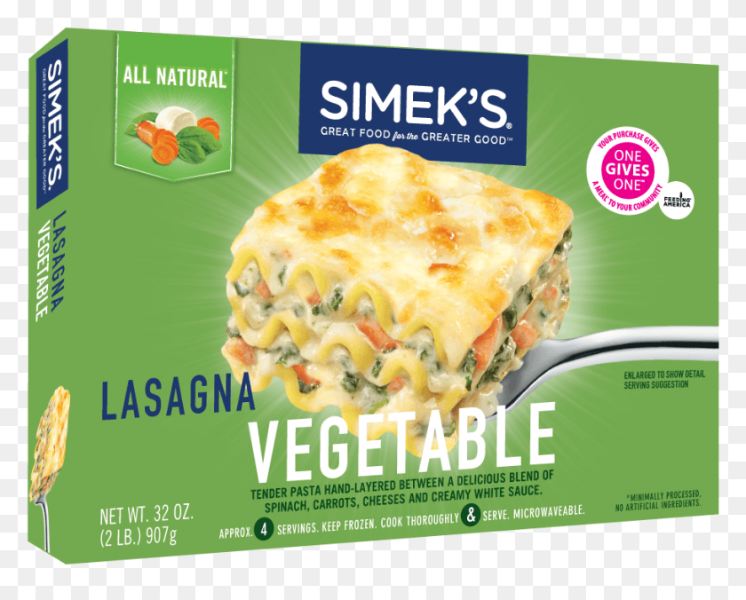 909x718 Nutrition Information Simek39s Vegetable Lasagna, Pasta, Food, Advertisement HD PNG Download