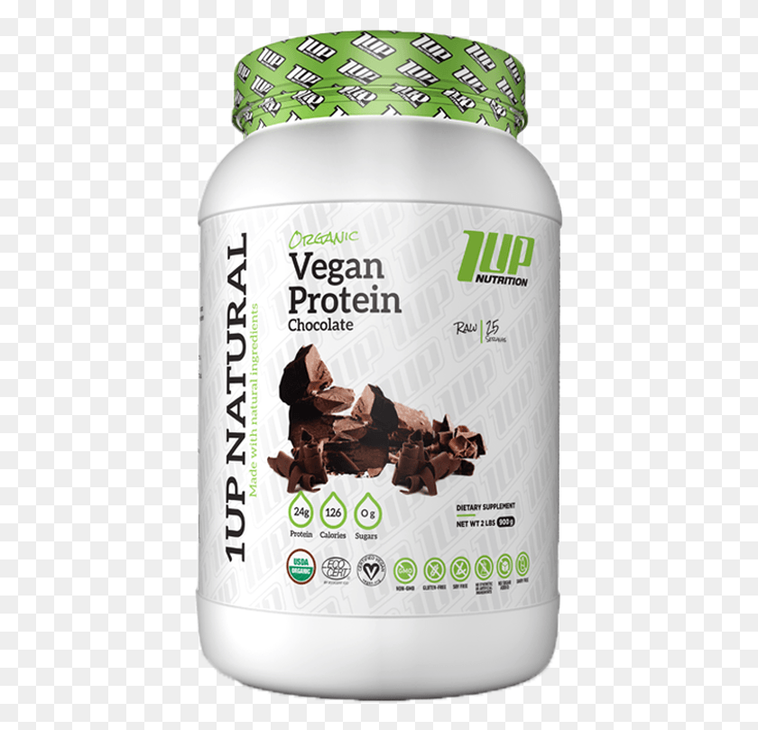 415x749 Nutrition Vegan Chocolate Protein Powder 1 Up Nutrition, Dessert, Food, Beverage HD PNG Download
