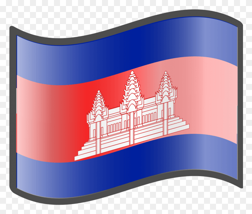 1021x857 Nuvola Cambodia Flag Emoji Cambodia Flag, Clothing, Apparel, Label HD PNG Download