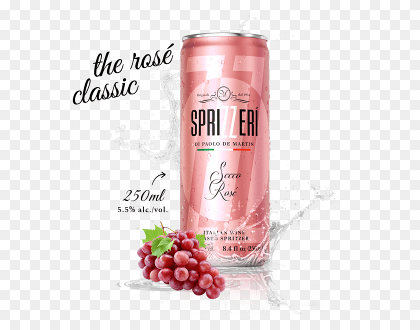 551x600 Nv Sprizzeri Secco Rose Italy Secco Rose Cans, Tin, Can, Spray Can HD PNG Download