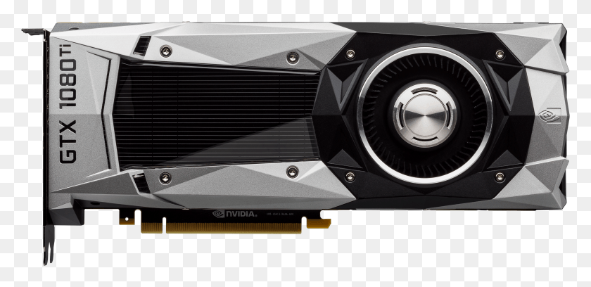 4493x2008 Nvidia Geforce Gtx 1080 Ti Front Photo 1080 Founders Edition HD PNG Download
