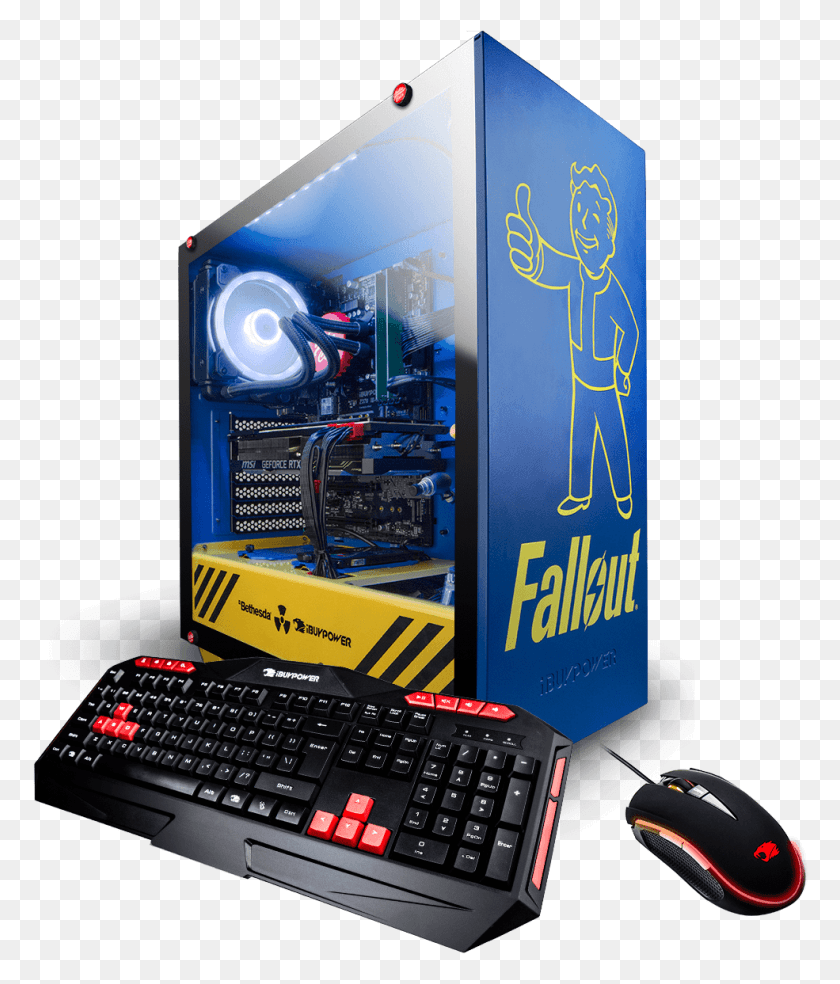 985x1167 Nvidia Geforce Rtx 2080 8gb Video Card 16gb Ddr4 2666 Fallout Gaming Pc, Computer Keyboard, Computer Hardware, Keyboard HD PNG Download