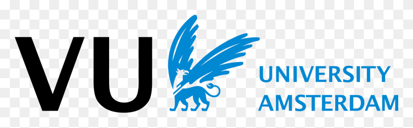 1280x333 Логотип Nwo Vrije Universiteit Amsterdam Logo Vrije Universiteit Amsterdam Logo, Дракон, Орел, Птица Png Скачать