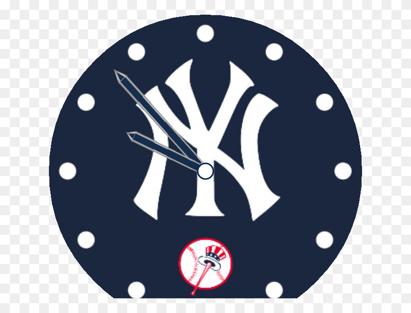 640x580 Ny Yankees Preview, Analog Clock, Clock, Hand HD PNG Download