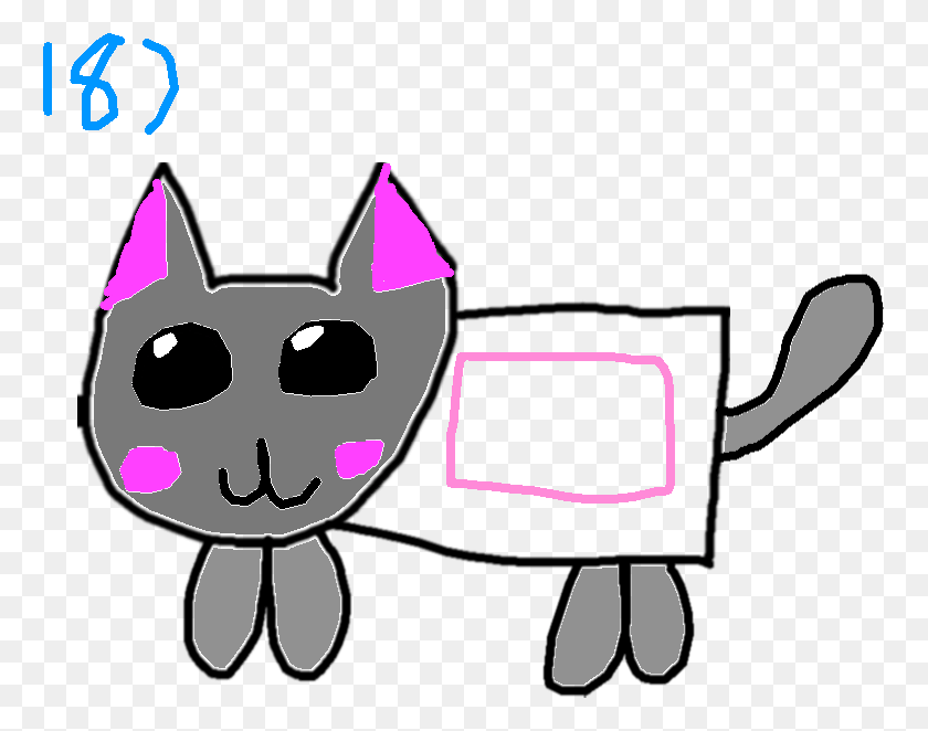 761x602 Nyan Cat, Graphics, Clothing HD PNG Download
