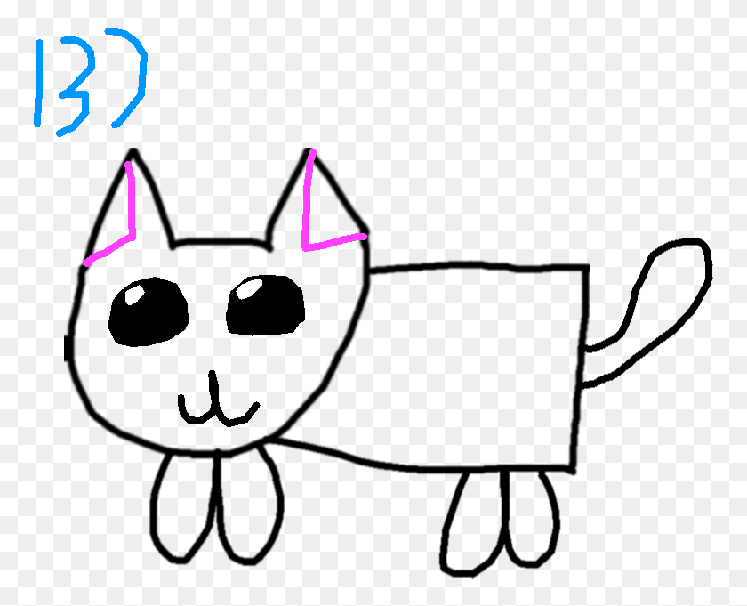 764x621 Nyan Cat Cartoon, Текст, Число, Символ Hd Png Скачать