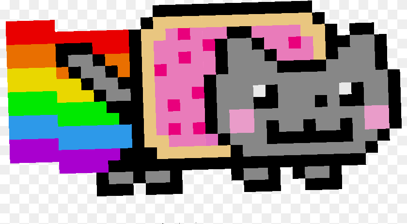 818x462 Nyan Cat Large Nyan Cat No Background, Art, Graphics, Purple, Scoreboard Transparent PNG