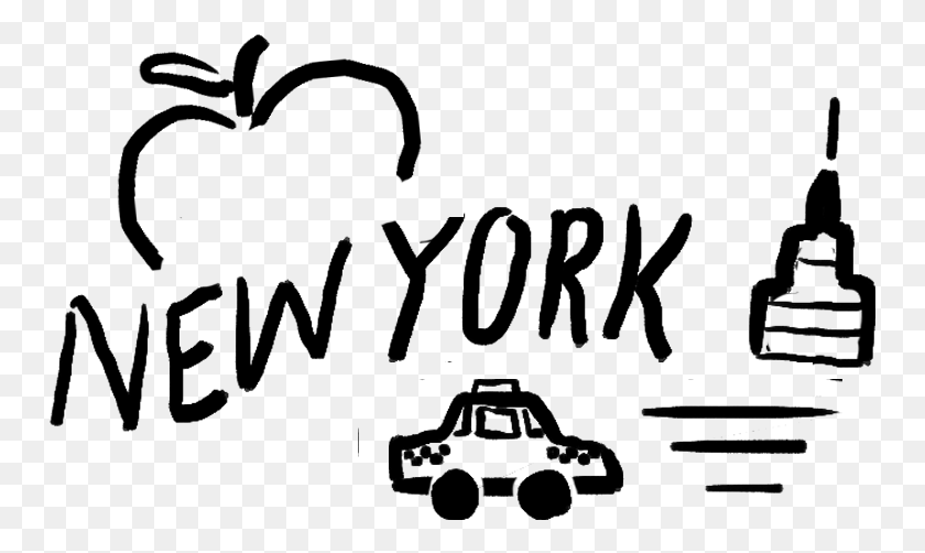 751x442 Nyc Clipart Desktop Backgrounds New York Clip Art Black And White, Gray, World Of Warcraft HD PNG Download
