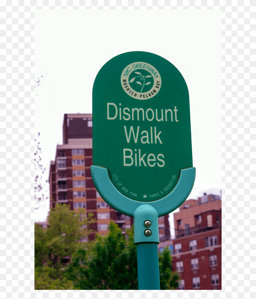 615x922 Nyc Greenway Sign Mosholu Pkwy, Symbol, Office Building, Building HD PNG Download