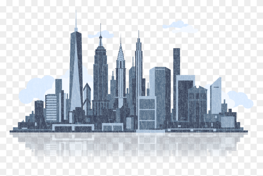 1879x1213 Nyc Skyline, Spire, Tower, Architecture HD PNG Download