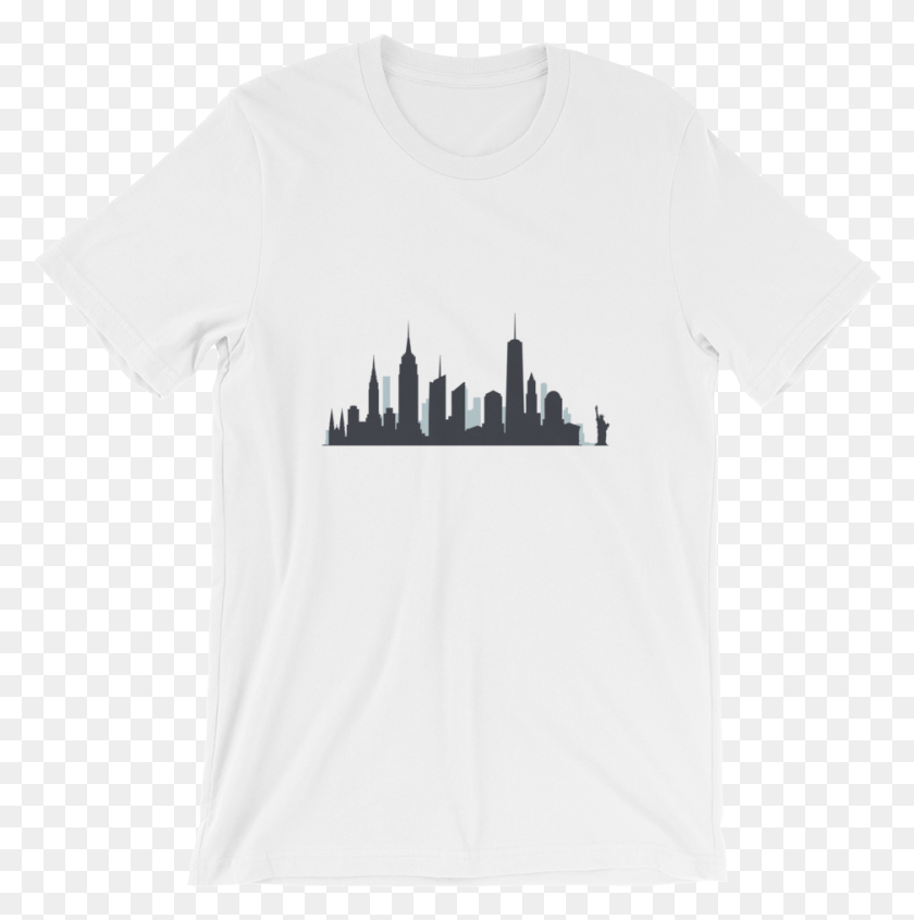 937x944 Nyc Skyline Skyline, Clothing, Apparel, T-shirt HD PNG Download