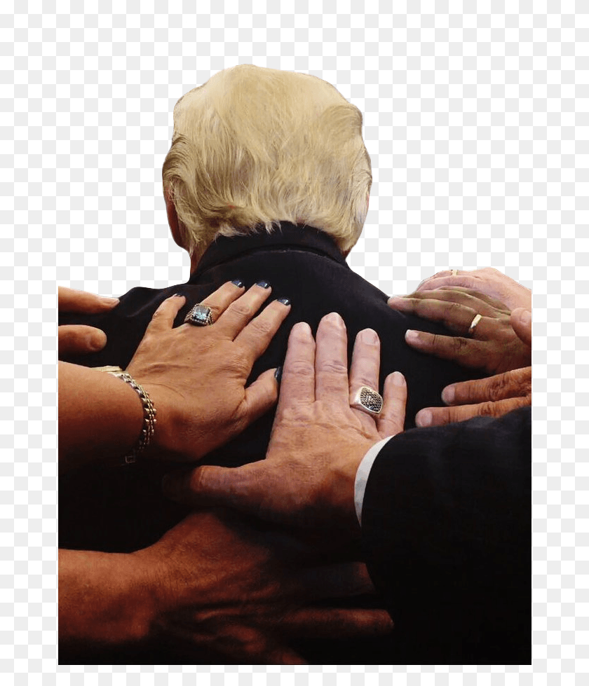 676x919 Nyt Now Has The Email To Donald Trump Jr Donald Trump Praying In Oval Office, Person, Human, Finger HD PNG Download