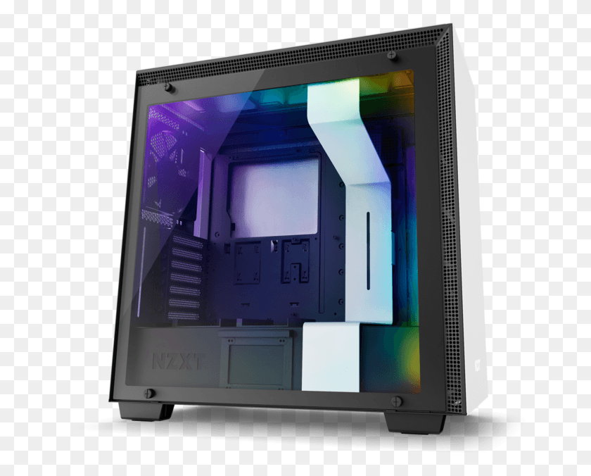 665x616 Nzxt H700i Atx Mid Tower Case, Monitor, Screen, Electronics HD PNG Download
