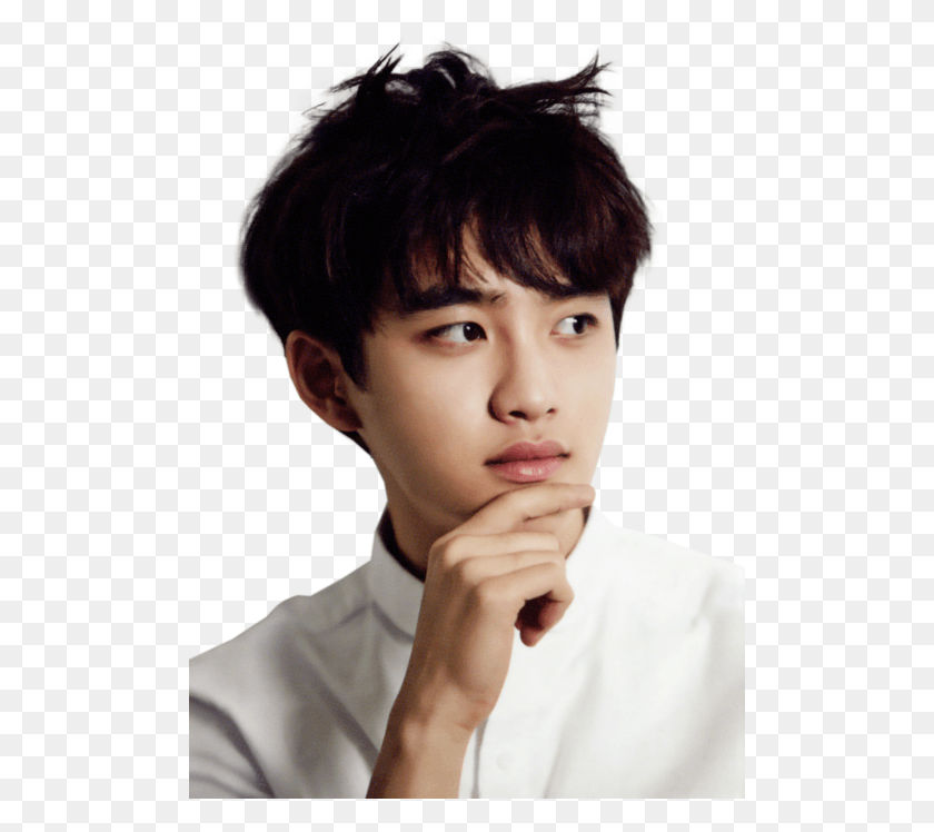 501x688 O And Kyungsoo Image Kyungsoo Exo, Person, Human, Finger HD PNG Download