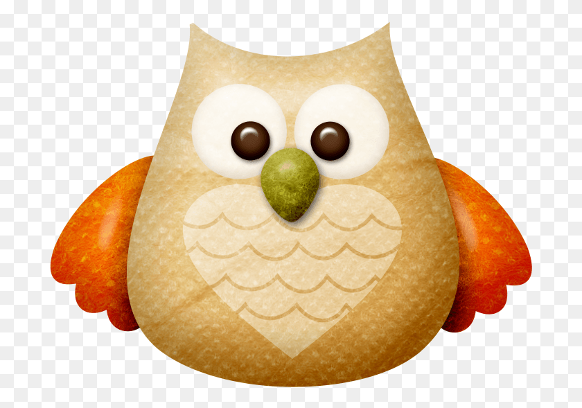 697x529 O Psp Owls Design Elements Clip Owl, Plant, Sweets, Food HD PNG Download