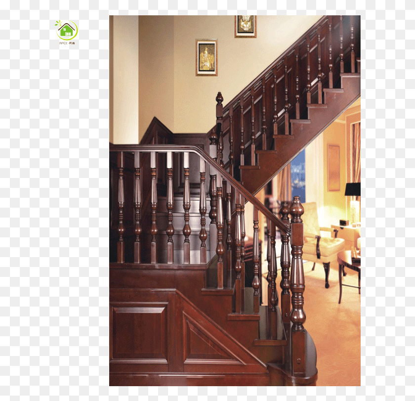 621x751 Oak Solid Wood Replace Stair Railing Parts Handrail, Staircase, Chair, Furniture HD PNG Download