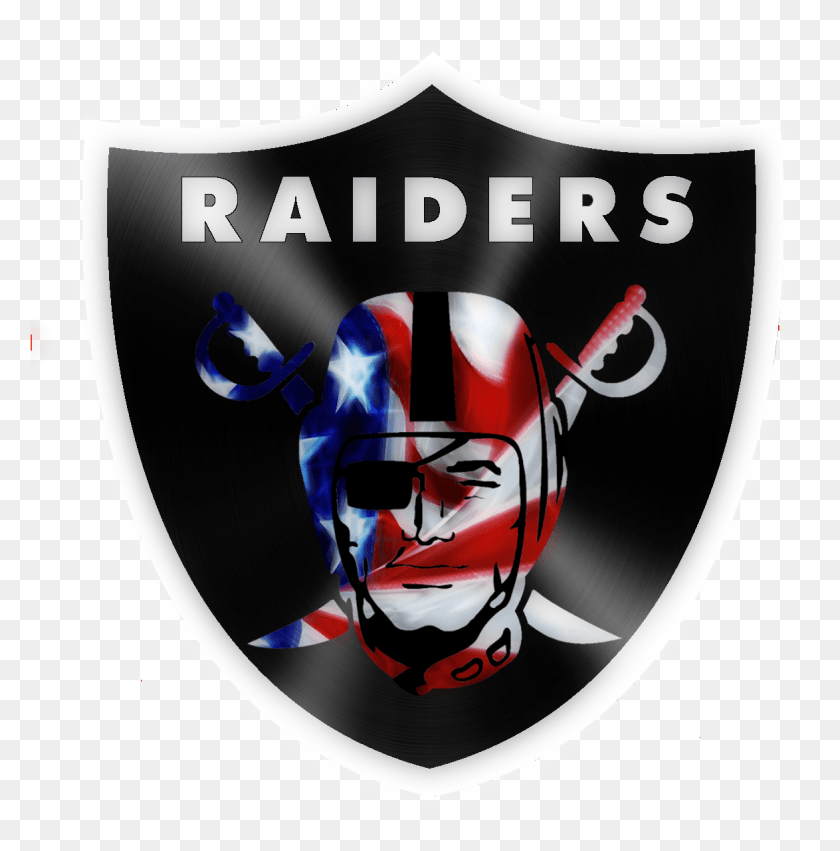 1174x1192 Oakland Raiders Logo Oakland Raiders 1968 Logo, Armor, Shield, Symbol HD PNG Download