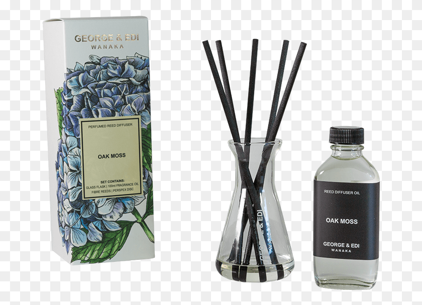 673x547 Oakmoss Reed Diffuser Reed Diffusers, Bottle, Cosmetics, Perfume HD PNG Download