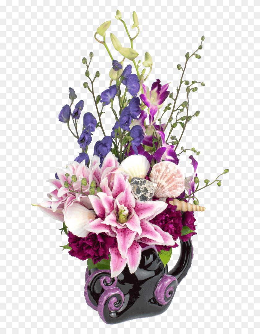 640x1019 Оазис Букет Розовый И Фиолетовый Букет, Растение, Цветок, Цветение Hd Png Скачать