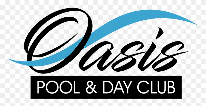 820x392 Oasis Pool Amp Day Club Oasis Pool And Dayclub, Text, Logo, Symbol HD PNG Download