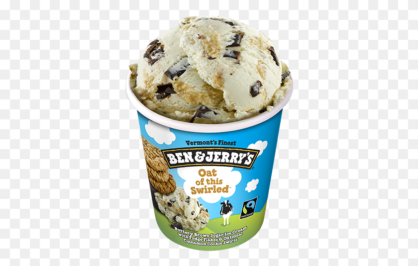 338x475 Oat Of This World Detail Ben And Jerry39s Oat Of This Swirled, Cream, Dessert, Food HD PNG Download